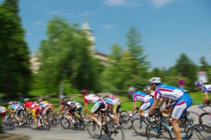 Pazin Cyclists Climbing on Top of Tour of Slovakia