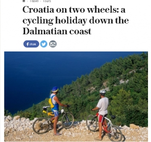 Daily Telegraph Discovers Northern Dalmatia as a Cycling Destination