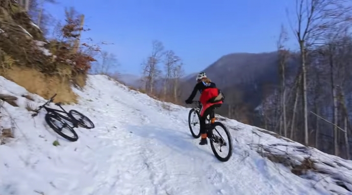 VIDEO: MTB Snow Cycle on Sljeme